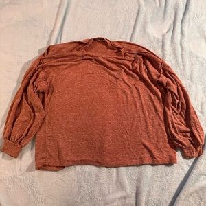 Cold shoulder sweater